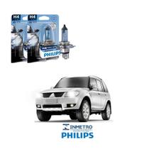 Lâmpadas Farol Mitsubishi Pajero TR4 Philips H4 BlueVision Lâmpadas Farol Mitsubishi Pajero TR4 Philips H4 BlueVision