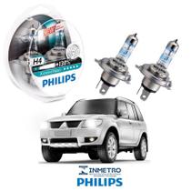 Lâmpadas Farol Mitsubishi Pajero TR4 Philips H4 XtremeVision