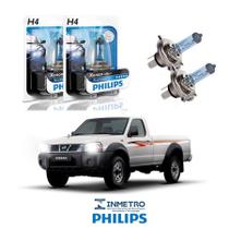 Lâmpadas Farol Nissan Pick Up Philips H4 BlueVision