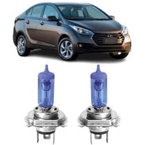 Lampadas farol super branca hyundai hb20s 2016 adiante