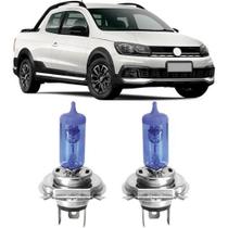 Lampadas farol super branca volkswagen saveiro g7