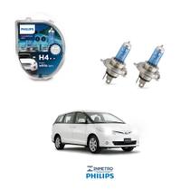 Lâmpadas Farol Toyota Previa Le 2.4 16V Philips H4 CrystalVision Lâmpadas Farol Toyota Previa Le 2.4 16V Philips H4 CrystalVision