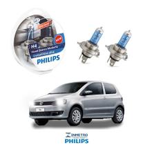 Lâmpadas Farol Volkswagen Fox Philips H4 CrystalVision
