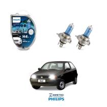 Lâmpadas Farol Volkswagen Gol Philips H4 CrystalVision