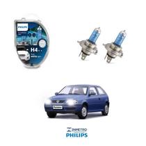 Lâmpadas Farol Volkswagen Pointer Philips H4 CrystalVision Lâmpadas Farol Volkswagen Pointer Philips H4 CrystalVision