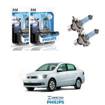 Lâmpadas Farol Volkswagen Voyage Philips H4 BlueVision