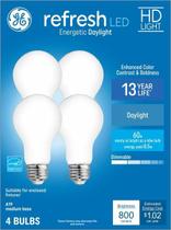 Lâmpadas GE Refresh HD Daylight LED 8,5 W (60 W) A19 800lm Lâmpadas GE Refresh HD Daylight LED 8,5 W (60 W) A19 800lm