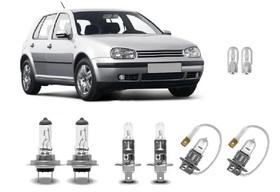 Lâmpadas Golf 1999 2000 2001 2002 Até 2006 Halogenas Amarela