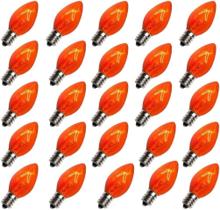 Lâmpadas GOOTHY C7 Orange Halloween 5W 120V (pacote com 25)