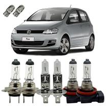 Lâmpadas Halógenas 3200K Original VW Fox Alto Baixo Milha