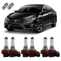 Lâmpadas Halógenas Alto Baixo Milha 3200K Honda Civic G10 Lâmpadas Halógenas Alto Baixo Milha 3200K Honda Civic G10