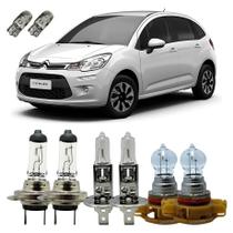 Lâmpadas Halógenas Citroën C3 XTR Alto Baixo Milha 3200K T10