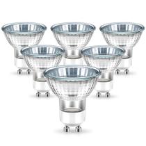 Lâmpadas halógenas Flaspar GU10 50W 2800K, branco quente, pacote com 6