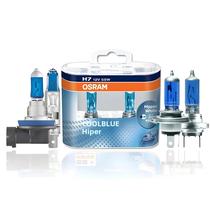 Lâmpadas Halógenas H7 H4 H1 H11 HB3 9005 HB4 9006 (5300K) - 12V 55W - Azul - Para Faróis de Carro