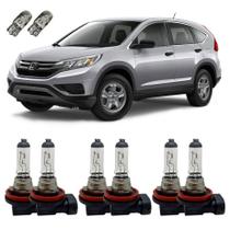 Lâmpadas Halógenas Honda CR-V Alto Baixo Milha 3200K + T10