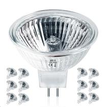 Lâmpadas halógenas Jaenmsa MR16 50W 12V GU5.3 reguláveis, pacote com 12 Lâmpadas halógenas Jaenmsa MR16 50W 12V GU5.3 reguláveis, pacote com 12