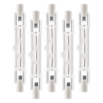 Lâmpadas halógenas Jaenmsa R7S T3 78mm 150W 120V Pacote com 5 Lâmpadas halógenas Jaenmsa R7S T3 78mm 150W 120V Pacote com 5