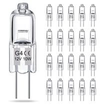 Lâmpadas halógenas TAIYALOO G4 12V 10W T3 Bi-Pin G4 Base (pacote com 20)
