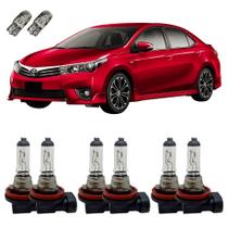 Lâmpadas Halógenas Toyota Corolla Alto Baixo Milha 3200K