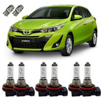 Lâmpadas Halógenas Toyota Yaris Alto Baixo Milha 3200K