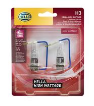 Lâmpadas HELLA H3 130WTB de alta potência 12V 130W, pacote com 2 Lâmpadas HELLA H3 130WTB de alta potência 12V 130W, pacote com 2