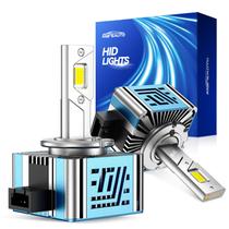 Lâmpadas HID D1S Marsauto 6000K Branco 10x Mais Brilhantes, Kit com 2 Lâmpadas HID D1S Marsauto 6000K Branco 10x Mais Brilhantes, Kit com 2