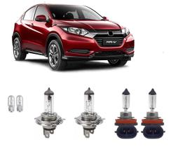 Lâmpadas Honda Hr-v 2015 2016 2017 2018 2019 Farol E Milha