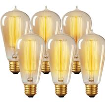 Lâmpadas Hudson Bulb Co. Edison incandescente vintage 60W Lâmpadas Hudson Bulb Co. Edison incandescente vintage 60W
