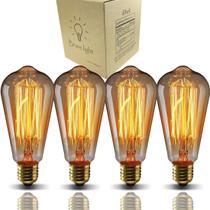 Lâmpadas incandescentes GOENDR E26 40W ST64 2700K Warm 4pk