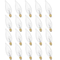 Lâmpadas incandescentes Potanro E12 25W 2700K 180lm, pacote com 20 Lâmpadas incandescentes Potanro E12 25W 2700K 180lm, pacote com 20
