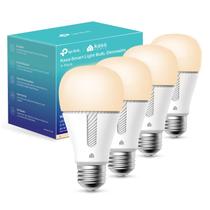 Lâmpadas inteligentes Kasa KL110P4 reguláveis A19 9W 800Lm 2700K Lâmpadas inteligentes Kasa KL110P4 reguláveis A19 9W 800Lm 2700K