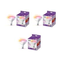 Lâmpadas inteligentes WiZ Connected 120W PAR38 LED, pacote com 3
