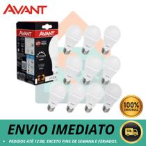 Lâmpadas Kit com 10 de Led Pera Bulbo 15W 6500W Branco Frio Avant