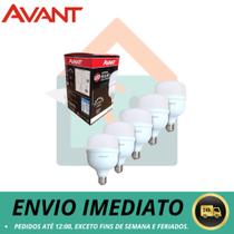 Lâmpadas Kit com 5 led Bulbo 30W 6500W Branco Frio Avant Lâmpadas Kit com 5 led Bulbo 30W 6500W Branco Frio Avant