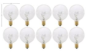 Lâmpadas KOR G16.5 Clear Finsh/Candelabro decorativo 25W