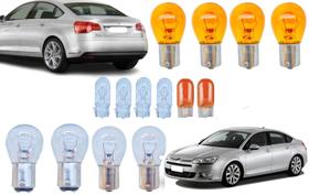 Lampadas lanterna citroen c5 2001 a 2008 seta ré freio giro