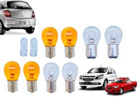 Lâmpadas lanterna pisca ré freio agile 2009 10 11 12 13 2014