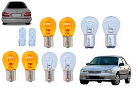 Lâmpadas lanterna pisca ré freio corolla 1996 97 98 a 2011