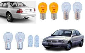 Lampadas lanterna pisca ré freio kia clarus 1997 98 99 2000
