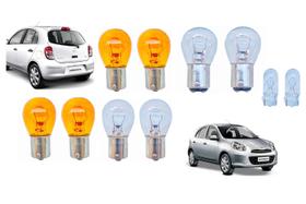 Lâmpadas lanterna pisca ré freio march 2011 12 13 14 a2019