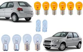 Lâmpadas Lanterna Traseira Seta Dianteira Palio G2 G3 G4