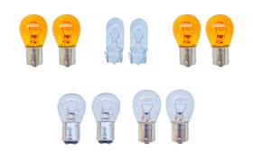 Lâmpadas lanterna traseira seta freio ré pisca farolete