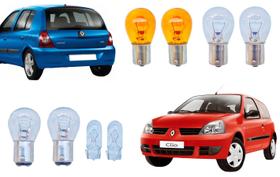 Lampadas Lanterna Traseira Seta Ré Freio Clio 2003 a 2015