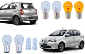 Lampadas lanterna traseira seta ré freio etios 2013 a 2018