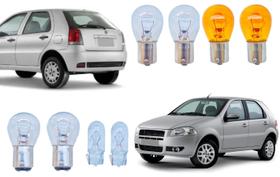 Lampadas lanterna traseira seta ré freio palio g2 g3 g4