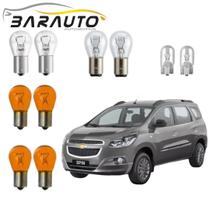 Lâmpadas Lanterna Traseira Seta Ré Freio Spin 2013 a 2018 Lâmpadas Lanterna Traseira Seta Ré Freio Spin 2013 a 2018