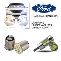 Lampadas lanternas ford f-150 1994 a 2002 super branca