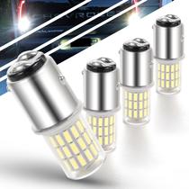 Lâmpadas LED 12V 6000K Luzes de freio 1157 2057 2357 BAY15D, pacote com 4 Lâmpadas LED 12V 6000K Luzes de freio 1157 2057 2357 BAY15D, pacote com 4