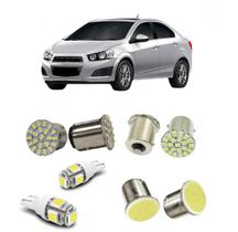 Lâmpadas Led 6000 Traseira Seta Ré Freio Ford Sonic 2012 a 2014