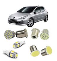 Lâmpadas Led 6000 Traseira Seta Ré Freio Peugeot 306 01 a 12